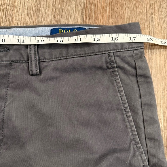 Polo Ralph Lauren Mens Straight Fit The Polo Chino Pants Gray 34x34 Preppy FLAW - Picture 11 of 11